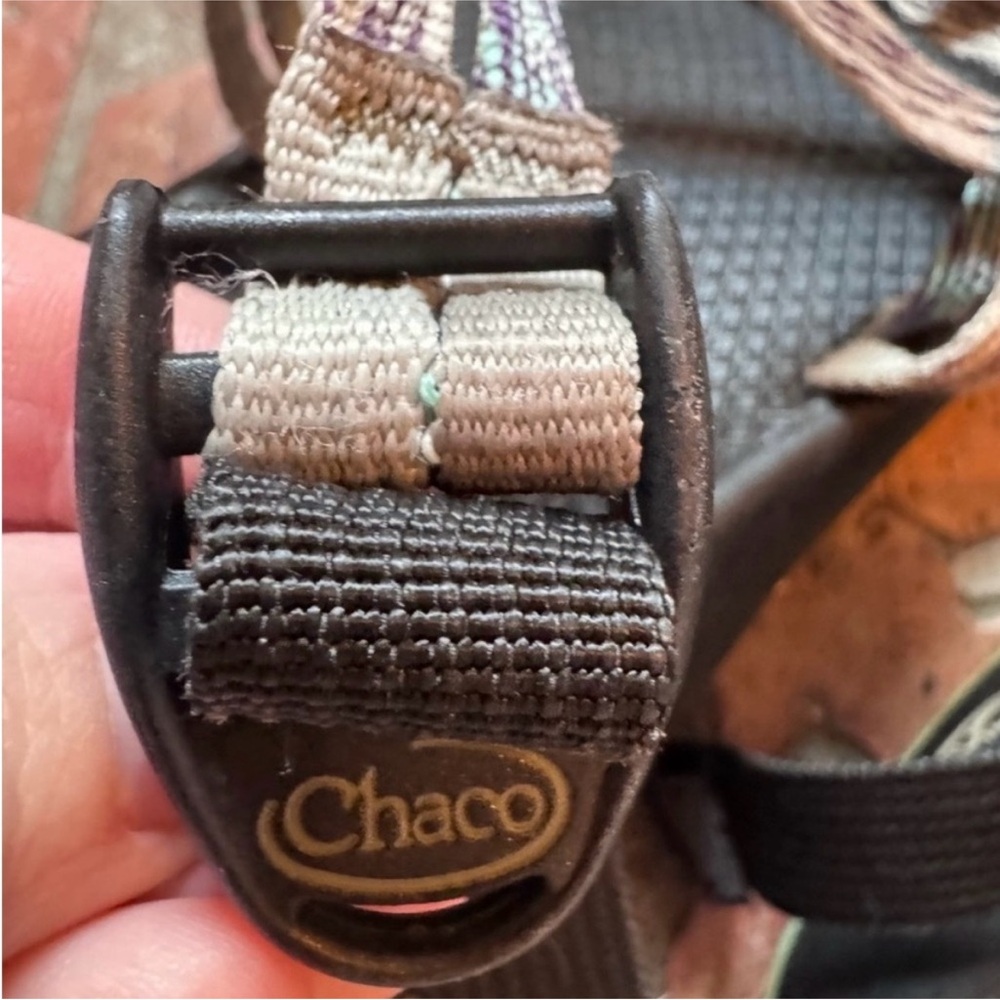 Chaco Z/Cloud Sandals Womens 9 Brown Multicolor Outdoor Hiking Trail Comfort - Picture 8 of 10